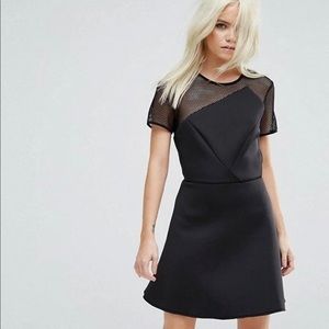 ASOS PETITE Scuba Skater Mini Dress